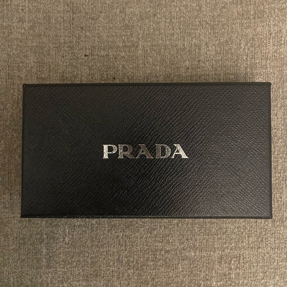 Prada Black Box with Silver Logo